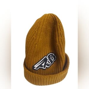 ACNE STUDIOS  Mustard Knit Beanie Toque Hat